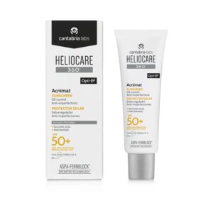 Heliocare 360 Acnimat SPF 50+ box and tube