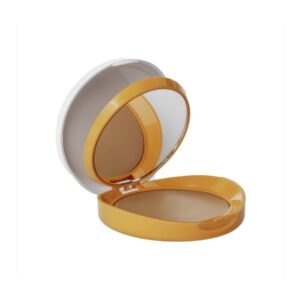 Heliocare 360 Oil-Free Compact SPF 50+ open compact showing pressed powder and mirror