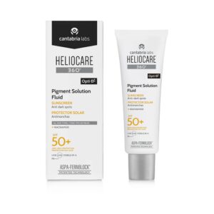 Heliocare 360 Pigment Solution Fluid SPF 50+ box and tube